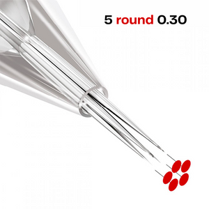PERFECTION Needles 5 Round 0.30 - 10 pezzi