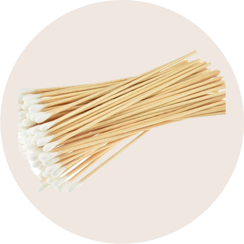 Bastoncini cotton fioc lunghi - confezione 100 pz