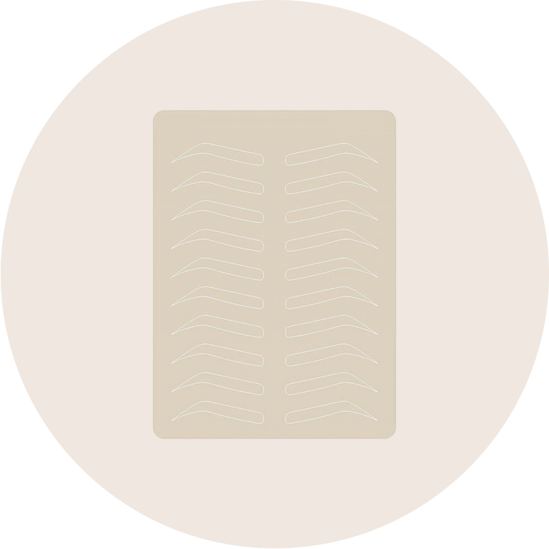 Pelle Ink White - Sagome Sopracciglia