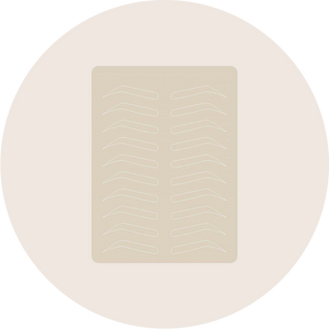 Pelle Ink White - Sagome Sopracciglia
